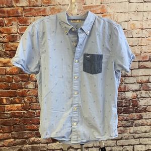 Hollister boys button down shirt